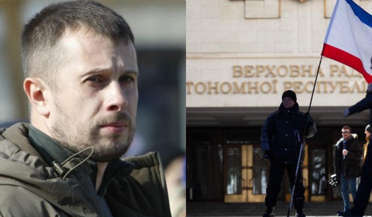 Білецький висловився про окупацію Криму / колаж УНІАН, фото УНІАН Білецький висловився про окупацію Криму / колаж УНІАН, фото УНІАН