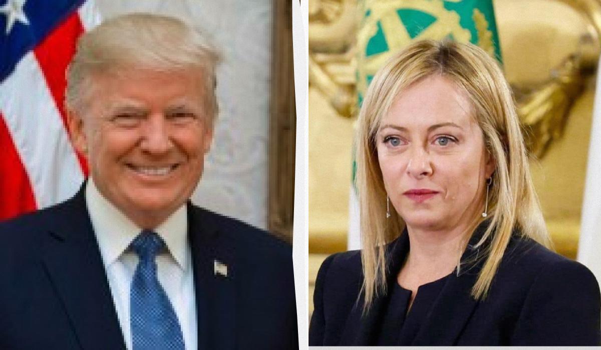 Мелони встречается с Трампом во Флориде / Коллаж УНИАН, фото Википедия, фото facebook.com/giorgiameloni.paginaufficiale Мелони встречается с Трампом во Флориде / Коллаж УНИАН, фото Википедия, фото facebook.com/giorgiameloni.paginaufficiale
