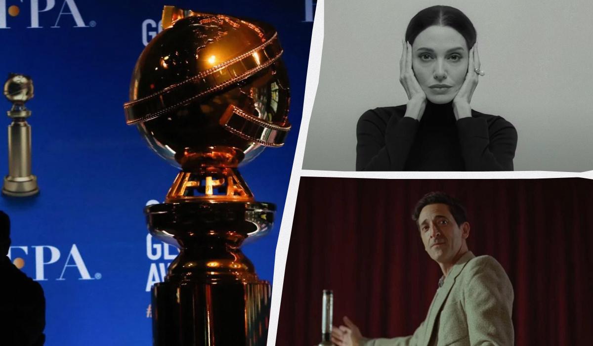 Церемония награждения победителей "Золотого глобуса" состоится 5 января 2025 года / коллаж УНИАН, скриншот из видео, REUTERS Церемония награждения победителей "Золотого глобуса" состоится 5 января 2025 года / коллаж УНИАН, скриншот из видео, REUTERS
