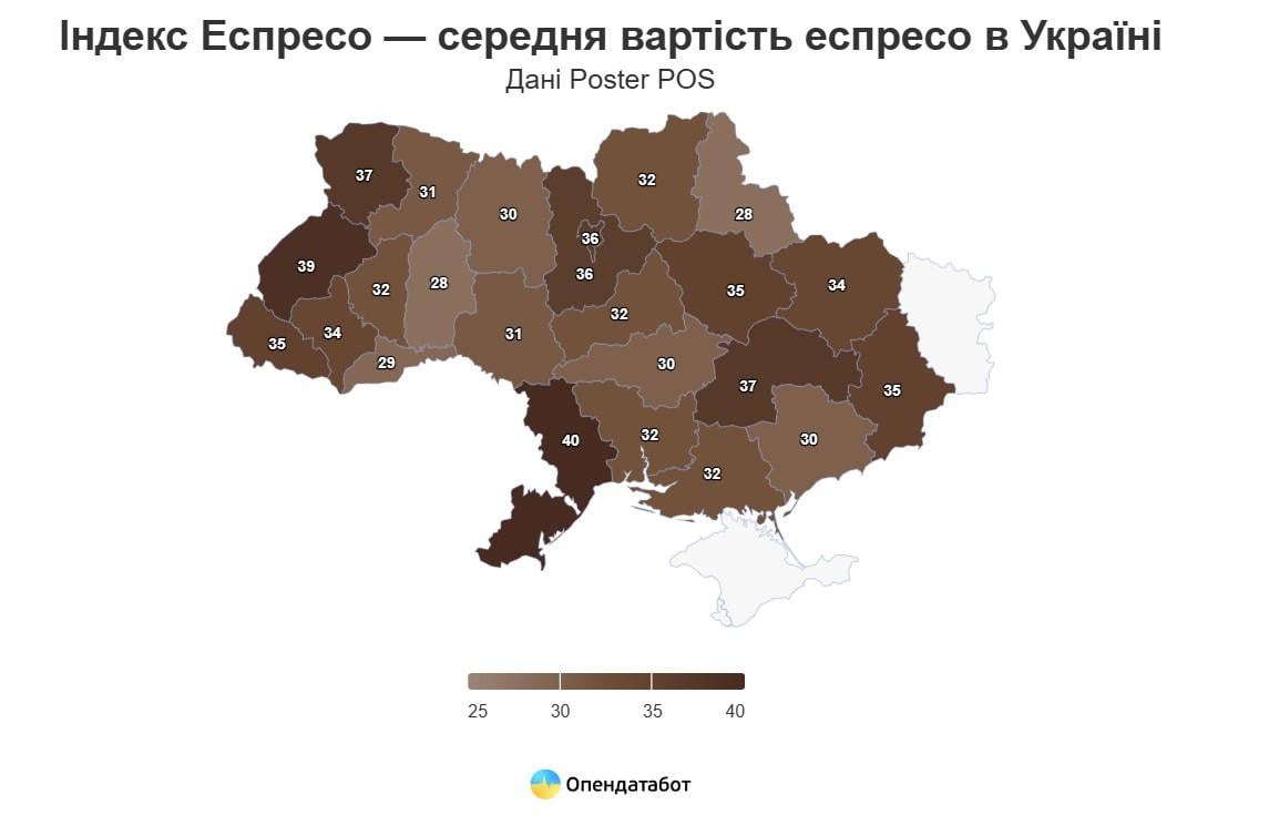 Чашка эспрессо в Украине бьет по карману: где самый дорогой кофе