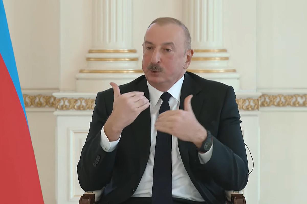 Ільхам Алієв різко висловився про відносини з Вірменією / кадр з відео Ільхам Алієв різко висловився про відносини з Вірменією / кадр з відео