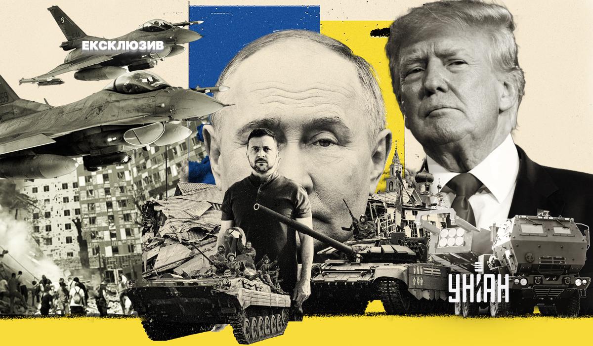 Через Гренландію та Канаду Трамп узагалі може забути про Путіна та Україну / Колаж УНІАН Через Гренландію та Канаду Трамп узагалі може забути про Путіна та Україну / Колаж УНІАН