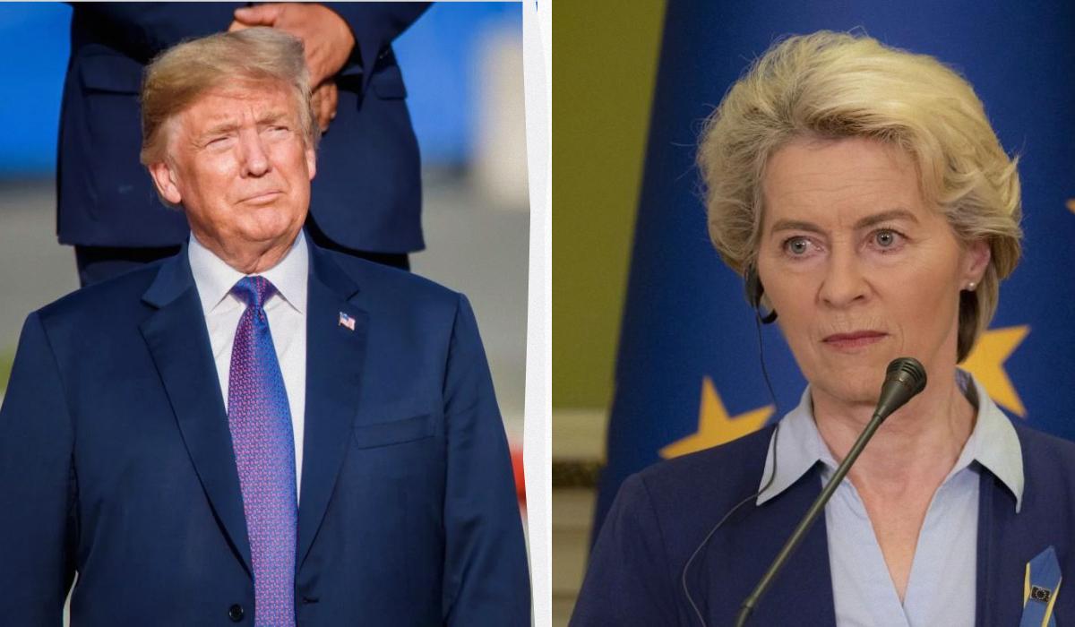Голова Єврокомісії намагається зустрітися з Трампом до 20 січня / Колаж УНІАН, фото ОП, фото ua.depositphotos.com Голова Єврокомісії намагається зустрітися з Трампом до 20 січня / Колаж УНІАН, фото ОП, фото ua.depositphotos.com