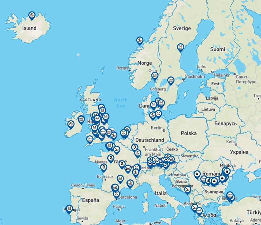 Мапа показує, де зараз у ЄС найбільше платних доріг / дані Tolls.eu