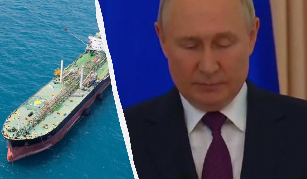 Путінський тіньовий флот становить загрозу для екології ЄС / колаж УНІАН Путінський тіньовий флот становить загрозу для екології ЄС / колаж УНІАН