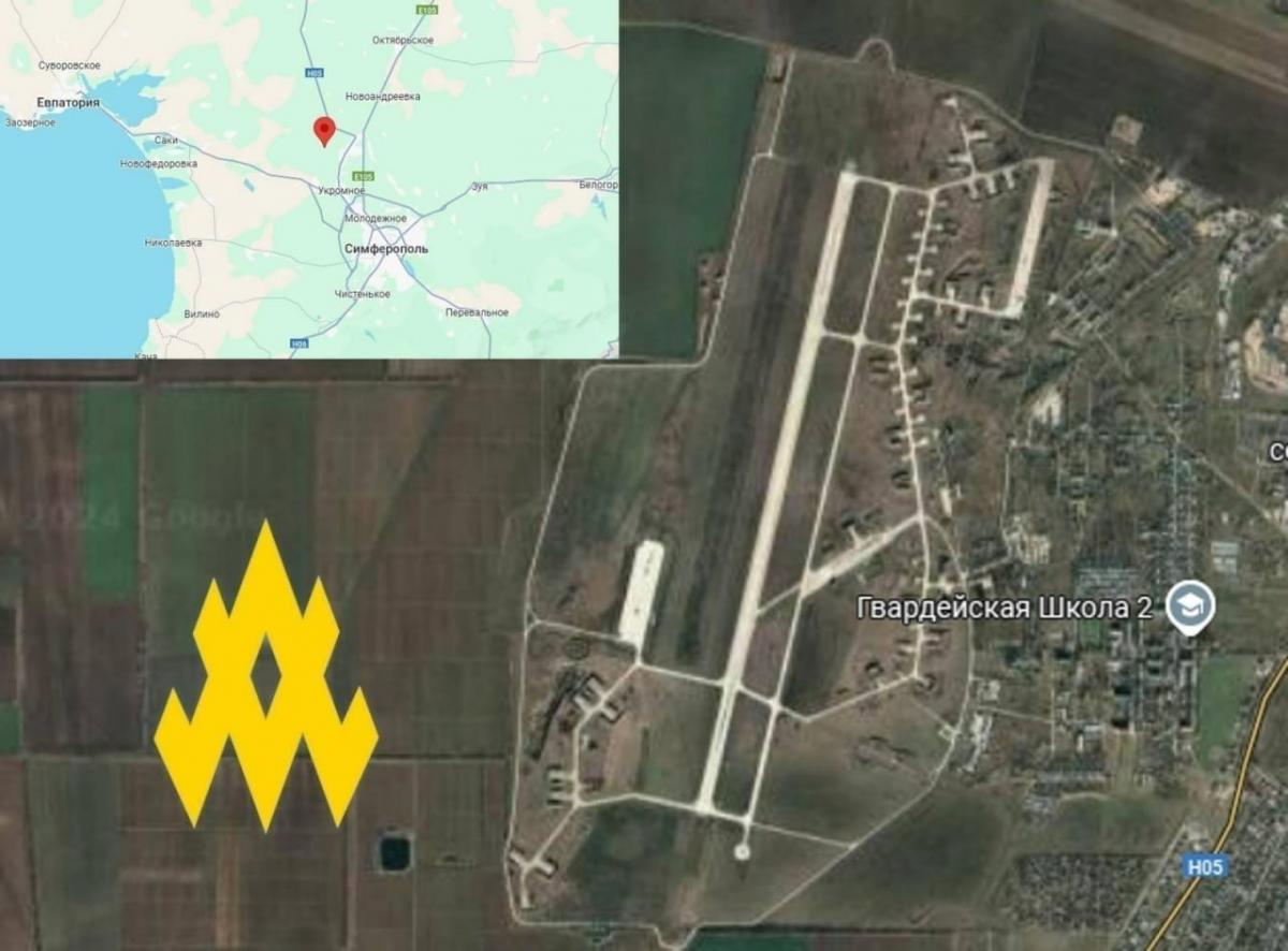 Россияне накапливают ПВО в районе аэродрома в Симферополе / фото АТЕШ Россияне накапливают ПВО в районе аэродрома в Симферополе / фото АТЕШ