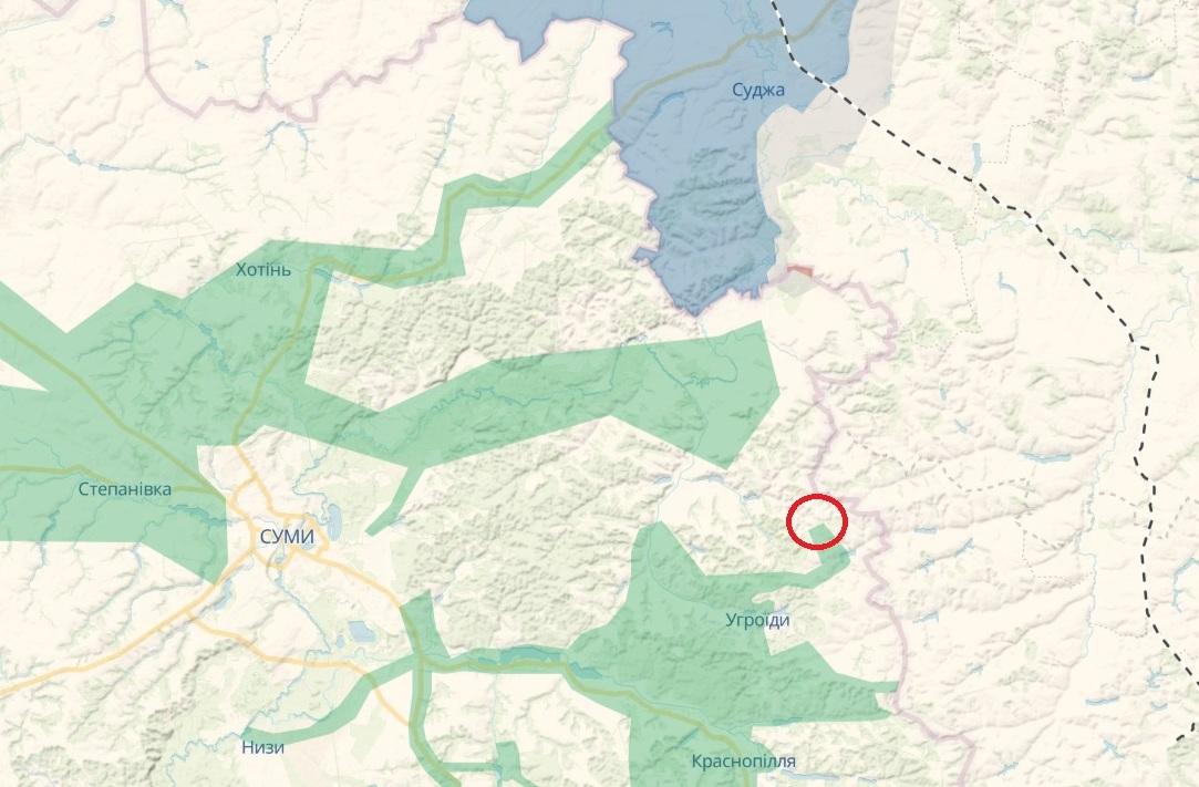 Село Проходи в червоному колі на цій мапі / мапа deepstatemap.live Село Проходи в червоному колі на цій мапі / мапа deepstatemap.live