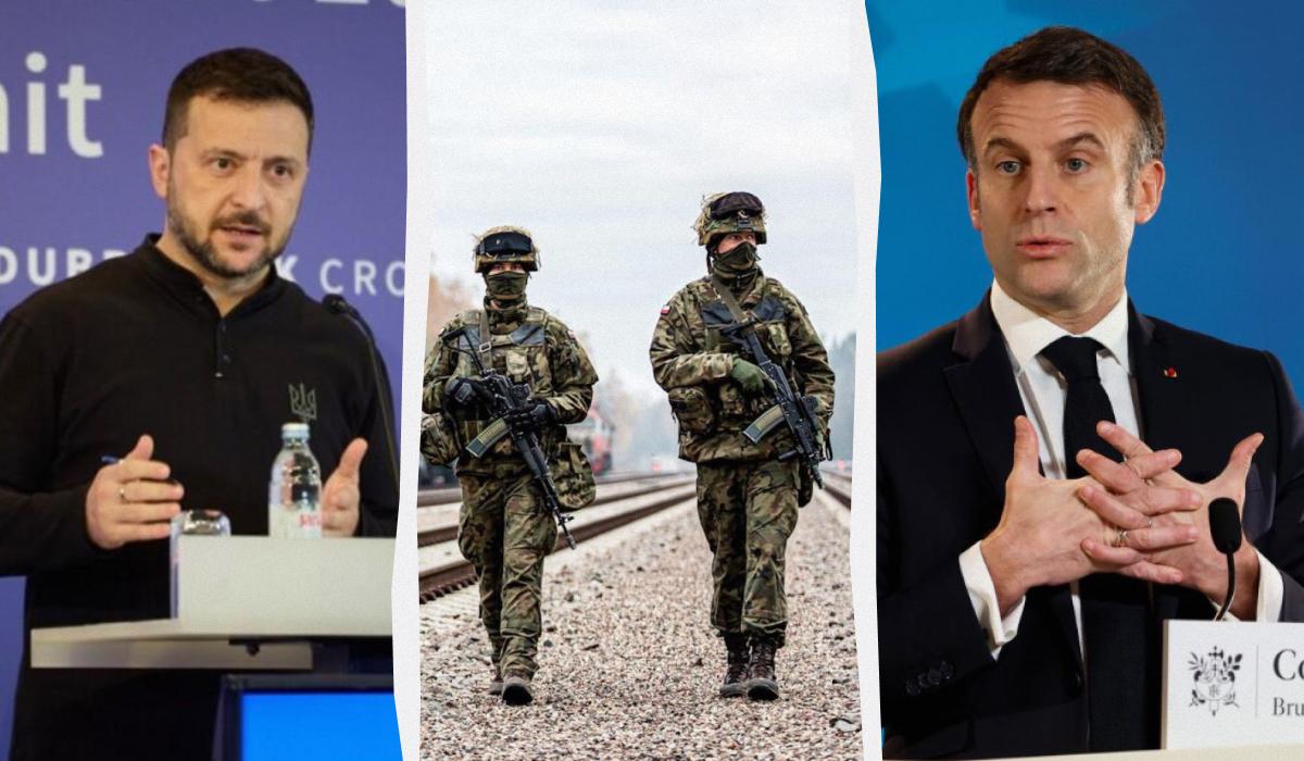Зеленський підтримав розміщення іноземних військ / Колаж УНІАН / фото ОП, NATO, European Union Зеленський підтримав розміщення іноземних військ / Колаж УНІАН / фото ОП, NATO, European Union