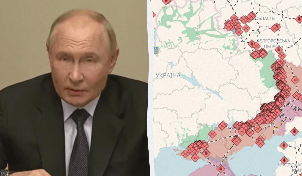 Путін відбере щонайменше одну п’яту території України, але не досягне своєї головної мети, вважає експерт / колаж УНІАН, скриншоти Путін відбере щонайменше одну п’яту території України, але не досягне своєї головної мети, вважає експерт / колаж УНІАН, скриншоти