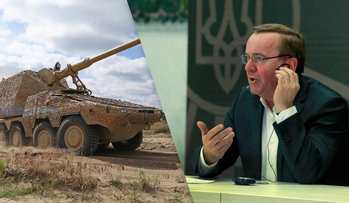 Борис Писториус отметил, что гаубица RCH 155 поможет Украине в борьбе против РФ / коллаж УНИАН, фото Википедия, УНИАН Борис Писториус отметил, что гаубица RCH 155 поможет Украине в борьбе против РФ / коллаж УНИАН, фото Википедия, УНИАН