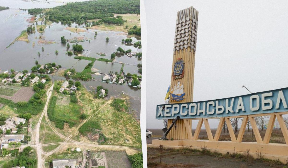 How life is now on the left bank of the Kherson region / UNIAN collage, photo of the State Emergency Service of Ukraine, UNIAN