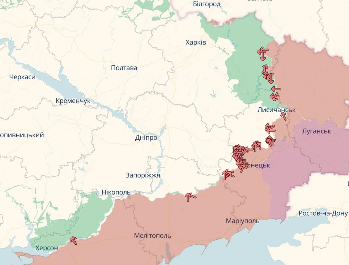 карта DeepState карта DeepState