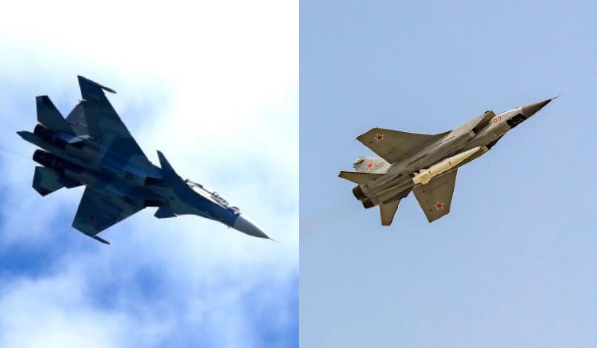Россияне могли переоборудовать Су-34 для запуска "Кинжалов" / коллаж УНИАН, фото Getty Images, ua.depositphotos.com Россияне могли переоборудовать Су-34 для запуска "Кинжалов" / коллаж УНИАН, фото Getty Images, ua.depositphotos.com