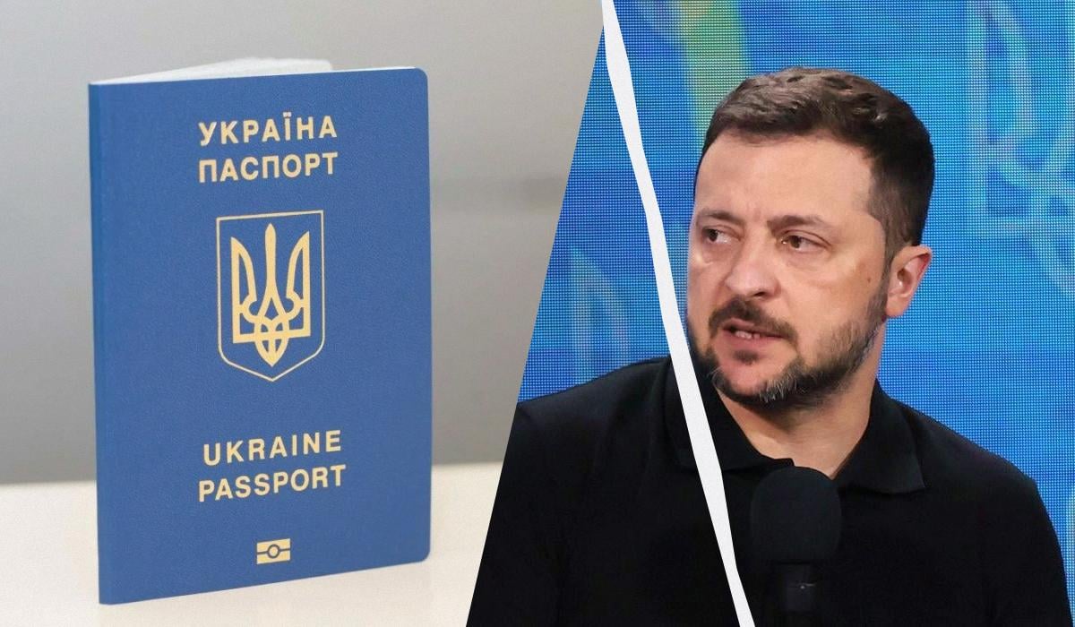 Zelensky resolved the issue of issuing passports to Ukrainians abroad / UNIAN collage, UNIAN photo