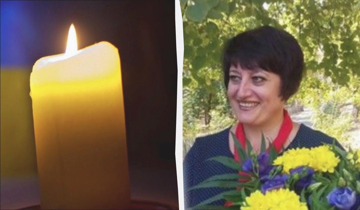 В Никополе в результате удара РФ погибла директор гимназии Тамара Соколова / коллаж УНИАН, фото УНИАН, Facebook / Валентина Сафонова