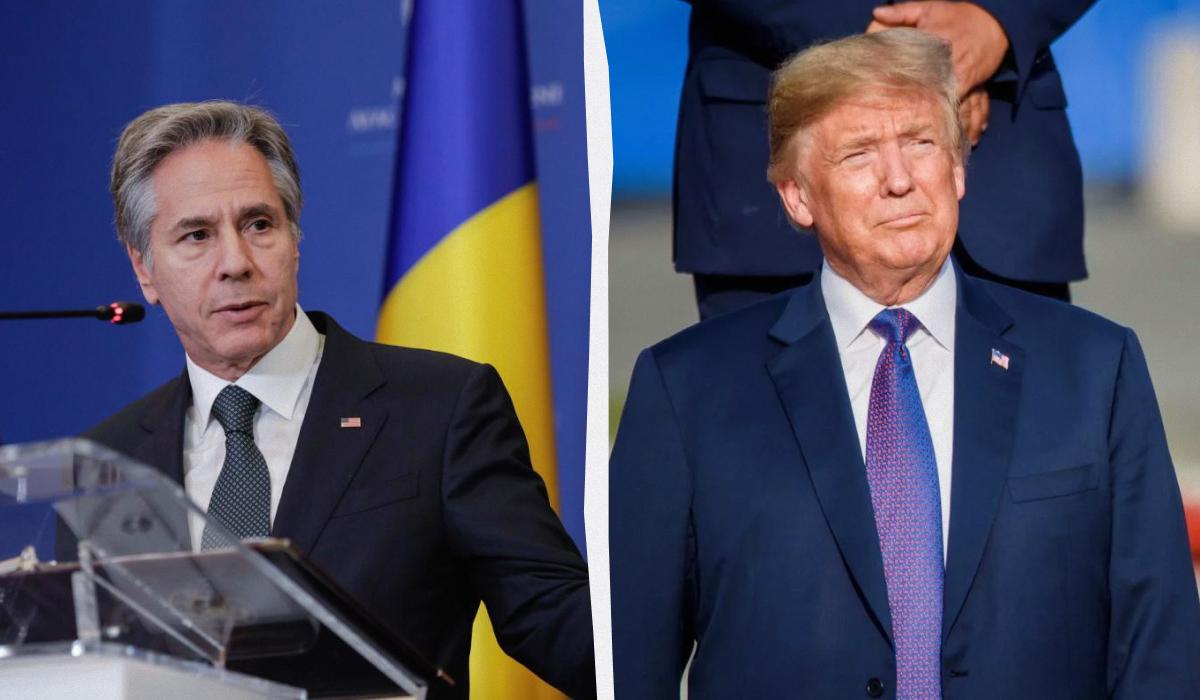 Блінкен зробив утішне висловлювання на адресу Трампа / колаж УНІАН, фото ua.depositphotos.com Блінкен зробив утішне висловлювання на адресу Трампа / колаж УНІАН, фото ua.depositphotos.com