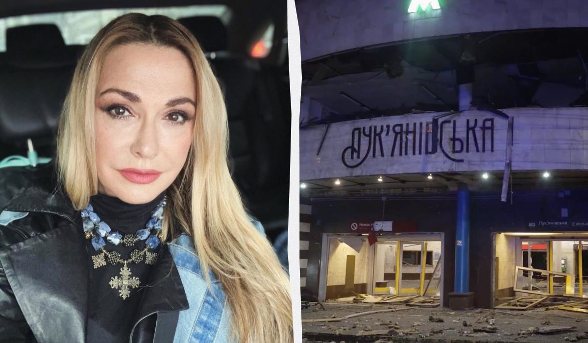 Ольга Сумська показала наслідки обстрілу окупантів / колаж УНІАН, скріншот з відео, скріншот Instagram Ольга Сумська показала наслідки обстрілу окупантів / колаж УНІАН, скріншот з відео, скріншот Instagram