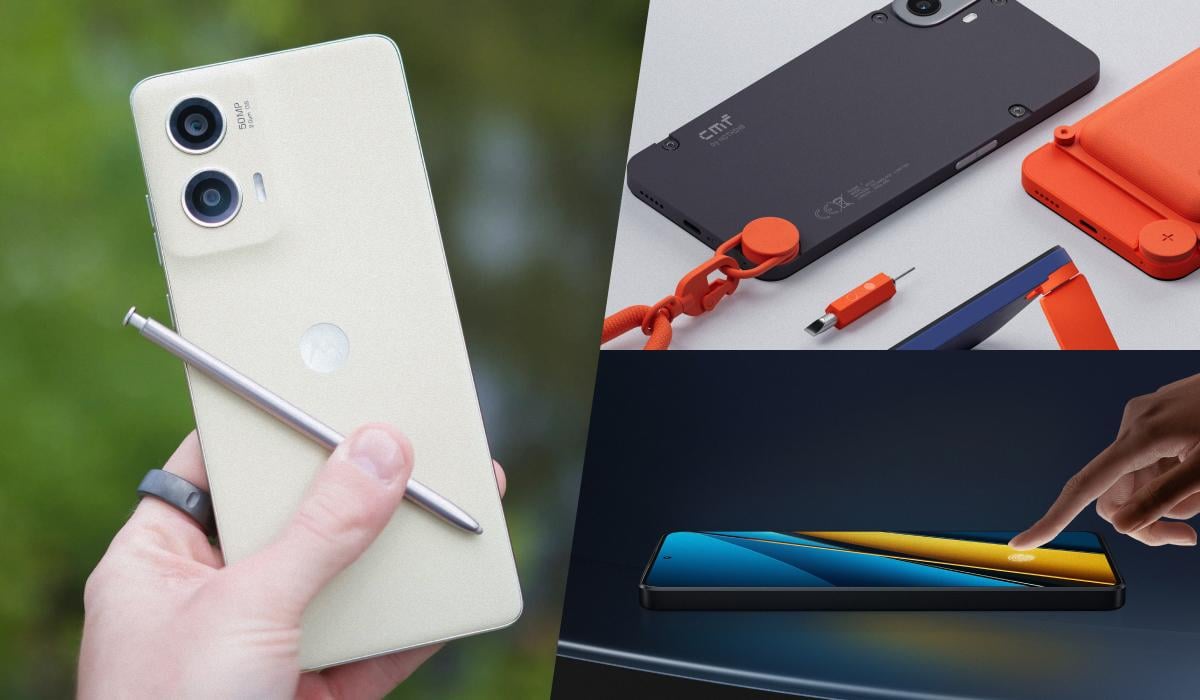 The 6 best inexpensive Android smartphones in 2025 / UNIAN collage, photo by Digital Trends, Xiaomi, Moto