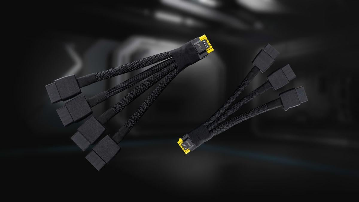 MSI представила более прочные кабели питания для топовых видеокарт Nvidia / Фото - MSI MSI представила более прочные кабели питания для топовых видеокарт Nvidia / Фото - MSI