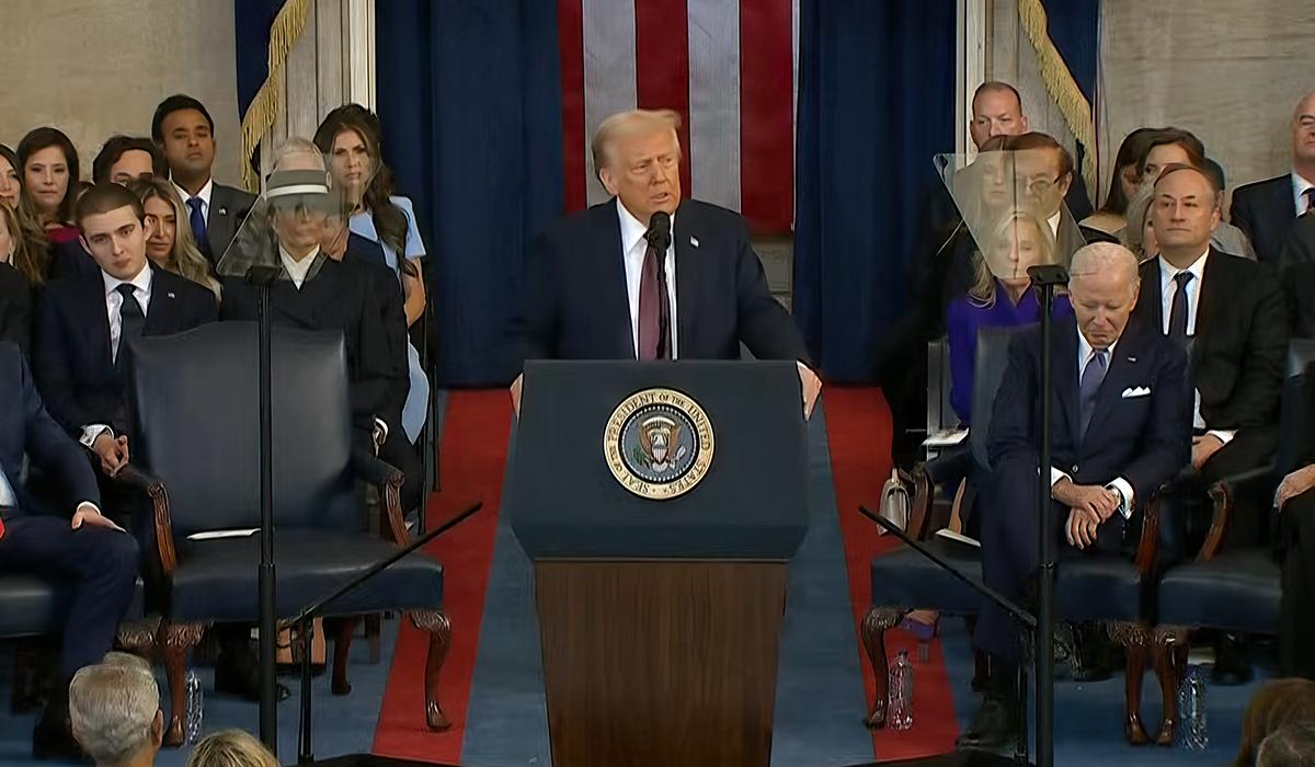 Трамп обошел вниманием многие важные темы / скриншот из видео Трамп обошел вниманием многие важные темы / скриншот из видео