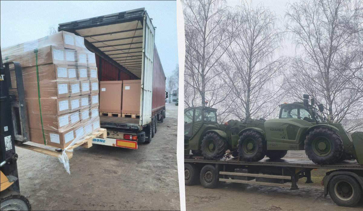 Литва передала Україні нову військову допомогу / колаж УНІАН, фото Міністерства оборони Литви Литва передала Україні нову військову допомогу / колаж УНІАН, фото Міністерства оборони Литви
