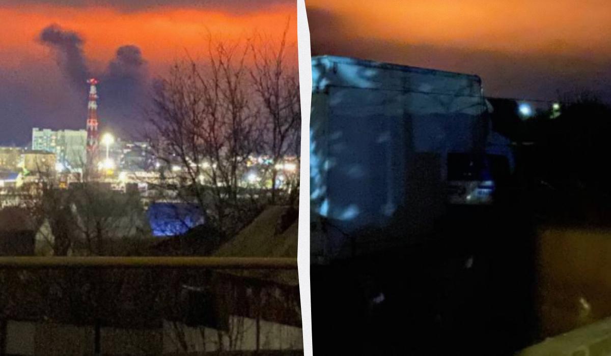 Объект оказался под ударом БПЛА / Коллаж УНИАН / фото Exilenova+ Объект оказался под ударом БПЛА / Коллаж УНИАН / фото Exilenova+