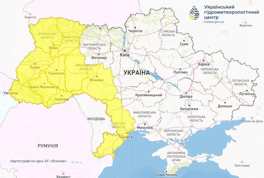 23 января часть Украины накроет густой туман / фото Укргидрометцентр 23 января часть Украины накроет густой туман / фото Укргидрометцентр