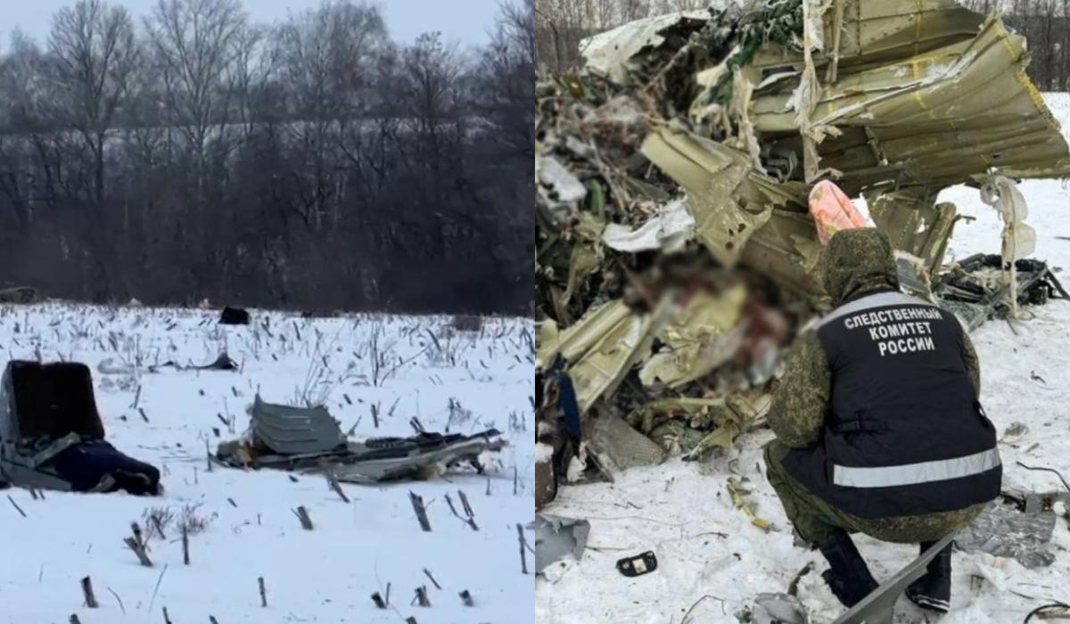 В январе 2024-го в России разбился Ил-76 / коллаж УНИАН, скриншот, фото СК РФ В январе 2024-го в России разбился Ил-76 / коллаж УНИАН, скриншот, фото СК РФ