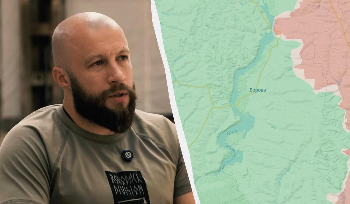 Максим Жорін попередив про складну ситуацію на Харківщині / колаж УНІАН, кадр з відео, мапа deepstatemap.live Максим Жорін попередив про складну ситуацію на Харківщині / колаж УНІАН, кадр з відео, мапа deepstatemap.live