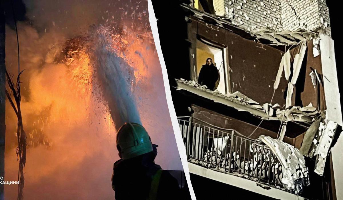 Стали известны последствия атаки вражеских дронов на Черкасскую и Киевскую области (фото, видео) Стали известны последствия атаки вражеских дронов на Черкасскую и Киевскую области (фото, видео)