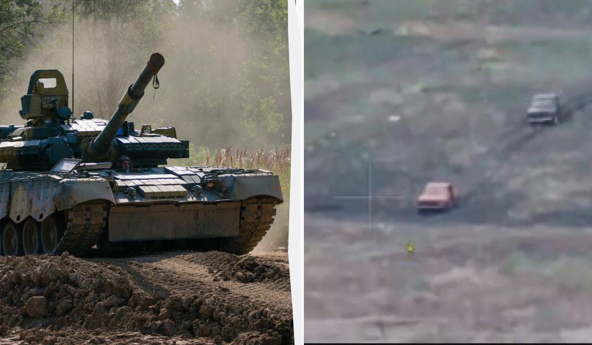 Для росіян штурми на цивільних авто стали нормою / Колаж УНІАН, фото Міноборони РФ, скріншот Для росіян штурми на цивільних авто стали нормою / Колаж УНІАН, фото Міноборони РФ, скріншот