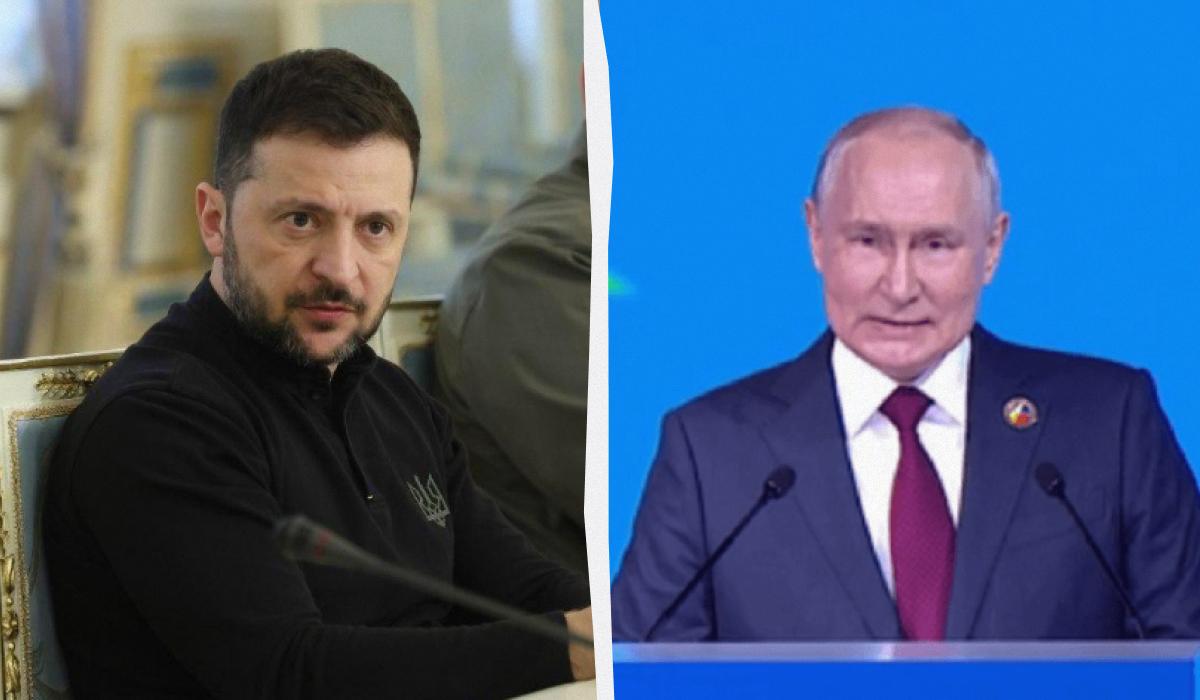 Зеленський висловився про Путіна / Колаж УНІАН / фото УНІАН, Скриншот Зеленський висловився про Путіна / Колаж УНІАН / фото УНІАН, Скриншот