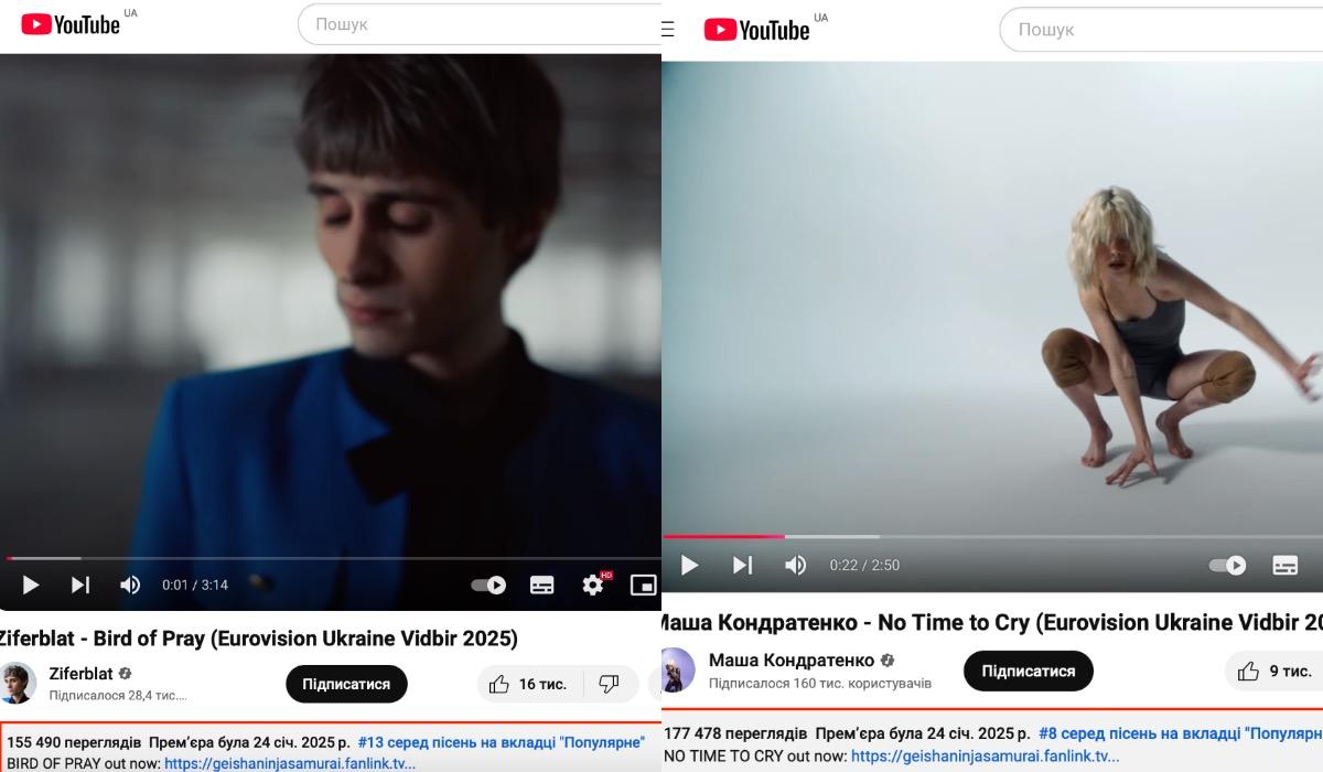 коллаж УНИАН, скриншот YouTube коллаж УНИАН, скриншот YouTube