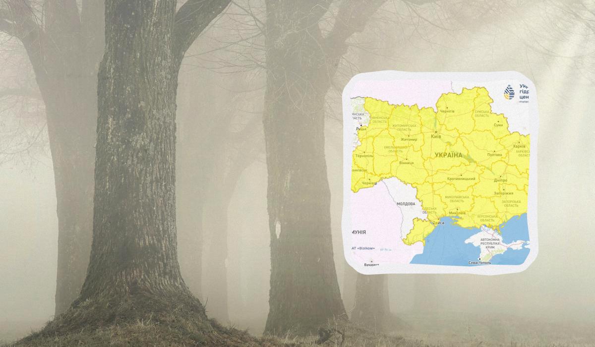 Майже по всій Україні оголосили І рівень небезпеки (карта) Майже по всій Україні оголосили І рівень небезпеки (карта)