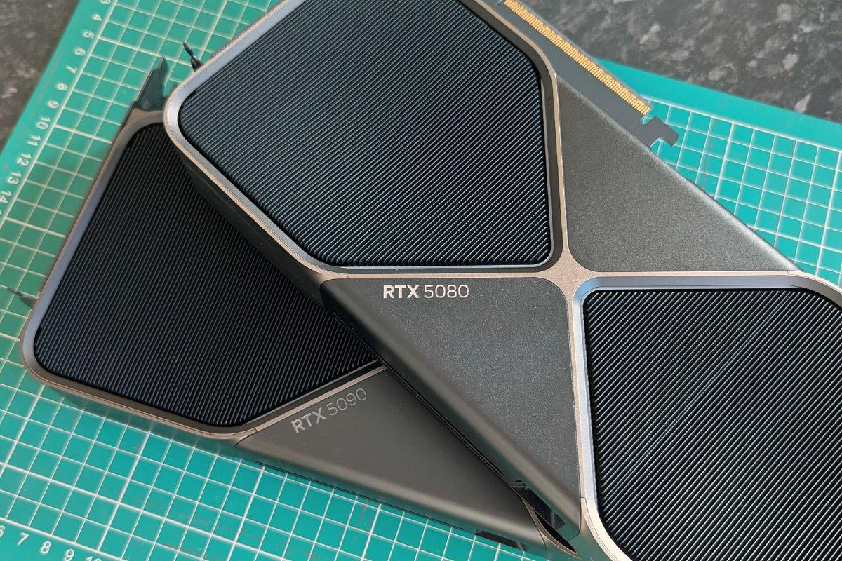 RTX 5080 и 5090 практически сразу же, как они появились в продаже / фото Windows Central