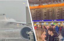 Крупнейший аэропорт Германии отменил более сотни рейсов из-за непогоды, - BILD