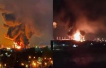 Удар по Енгельсу: нафтобаза палає ще сильніше, вводять режим надзвичайної ситуації (відео)