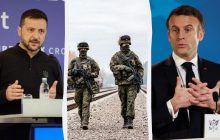 Зеленський і Макрон обговорили розміщення іноземних військ в Україні