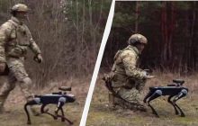 Швидкий і непомітний: бійці КОРД показали робота-собаку (відео)