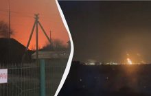 В российском Волгограде вспыхнул масштабный пожар на НПЗ (видео)