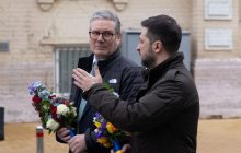 Возле места встречи Зеленского и Стармера ПВО отработала по дрону РФ, - The Guardian