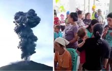 Извержение вулкана в Индонезии: власти начали массовую эвакуацию населения (фото)