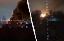 Дроны ГУР ударили по нефтебазе в Тульской области, - источник (видео)