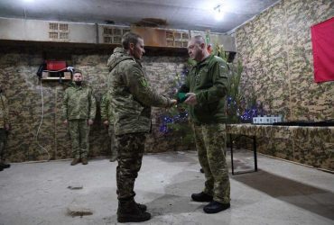 Голова Держприкордонслужби Сергій Дейнеко зустрів Новий рік на фронті