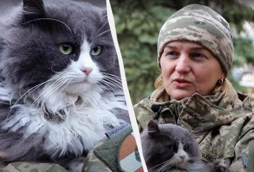 Не было с кем оставить дома: жительница Волыни мобилизовалась в ВСУ вместе со своим котом