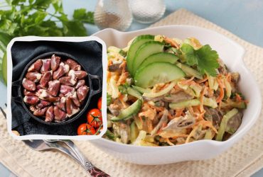 Очень вкусный салат Сердечко мое: все нахваливают и просят рецепт