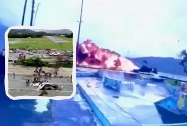 У Бразилії літак викотився зі злітно-посадкової смуги та вибухнув посеред пляжу (відео)