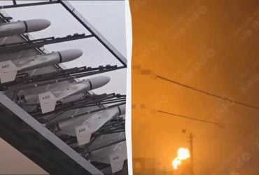 У Києві уламки Шахеда влучили у багатоповерхівку (відео)