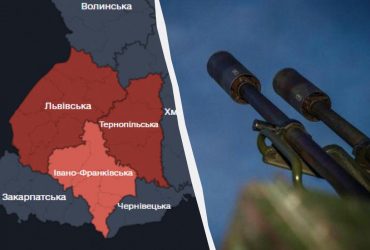 По западу Украины кружат шахеды