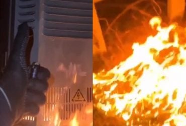 Диверсанти спалили вежі зв’язку поблизу Краснодара: ГУР показало відео